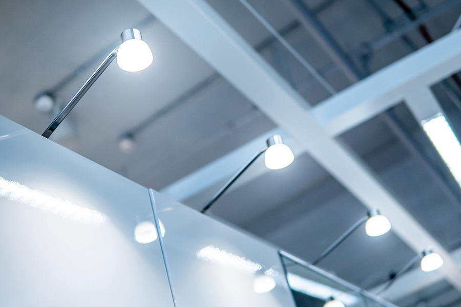 modern lighting fixtures, LED lights in a warehouse - Springfield, IL